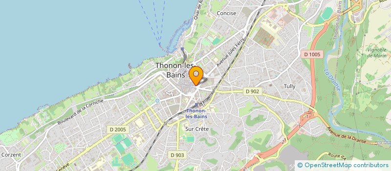 localisation de l'entreprise MONSIEUR PHILIPPE CURDY à THONON-LES-BAINS