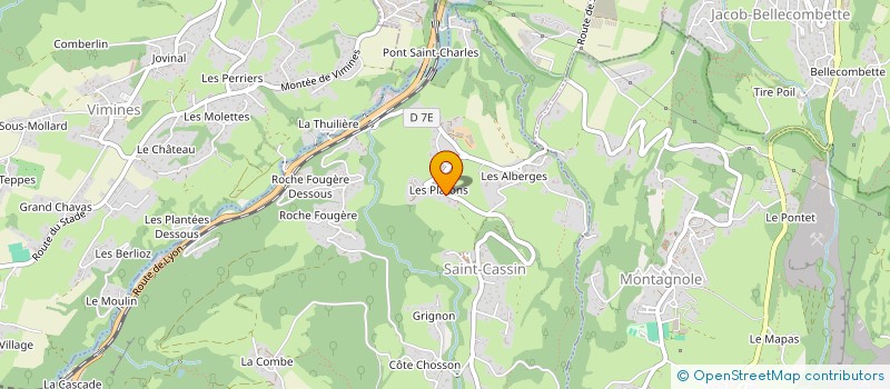 localisation de l'entreprise MONSIEUR PHILIPPE CURTO à SAINT-CASSIN