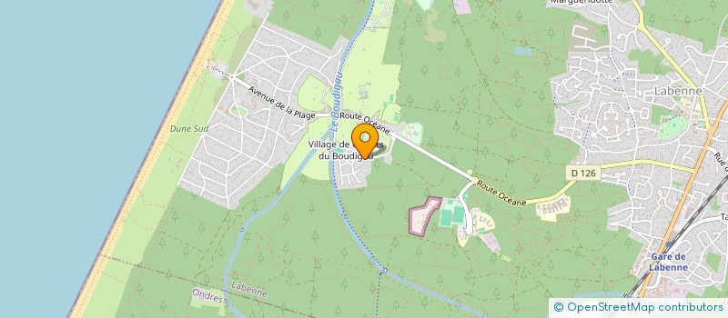 localisation de l'entreprise MONSIEUR PHILIPPE CURUTCHAGUE  LABENNE