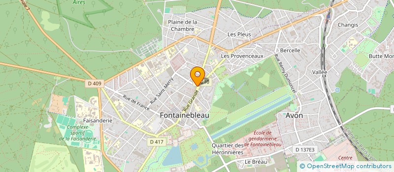 localisation de l'entreprise MONSIEUR PHILIPPE D'ARANJO à FONTAINEBLEAU