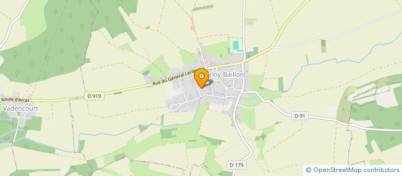 localisation de l'entreprise MONSIEUR PHILIPPE D HALLUIN à WARLOY-BAILLON
