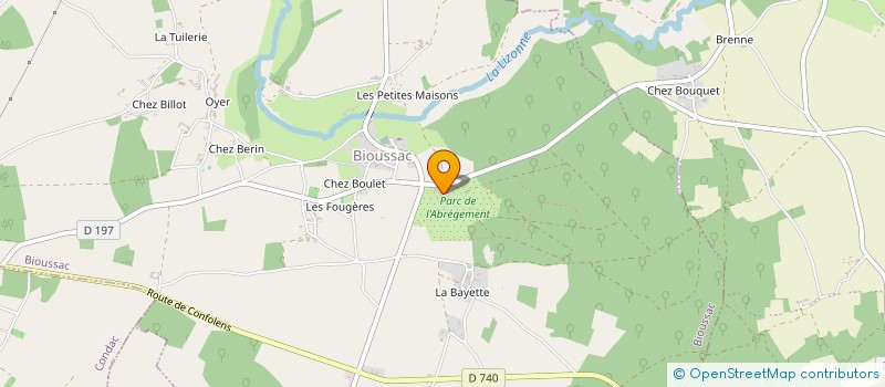 localisation de l'entreprise MONSIEUR PHILIPPE D HEMERY à BIOUSSAC