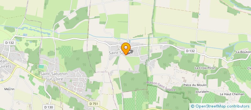 localisation de l'entreprise MONSIEUR PHILIPPE D'ORGLANDES  BLAISON-SAINT-SULPICE