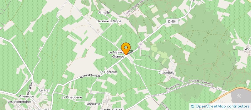 localisation de l'entreprise MONSIEUR PHILIPPE DA CRUZ GOMEZ  BOUTEVILLE