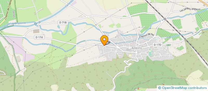 localisation de l'entreprise MONSIEUR PHILIPPE DA GRACA  ALLEINS