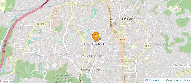 localisation de l'entreprise MONSIEUR PHILIPPE DA SILVA à LE CANNET