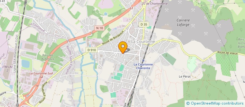 localisation de l'entreprise MONSIEUR PHILIPPE DA SILVA à LA COURONNE