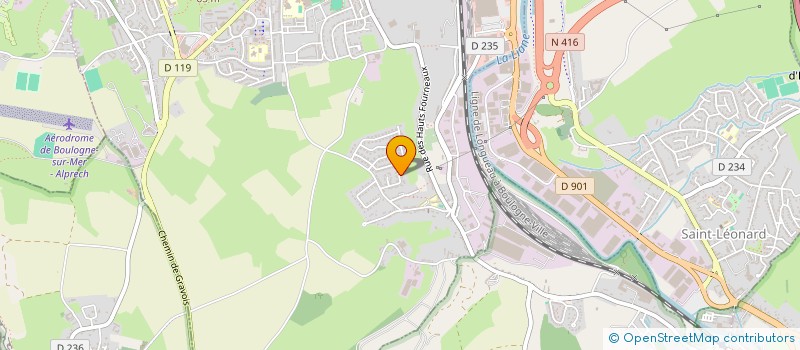 localisation de l'entreprise MONSIEUR PHILIPPE DACHICOURT  OUTREAU