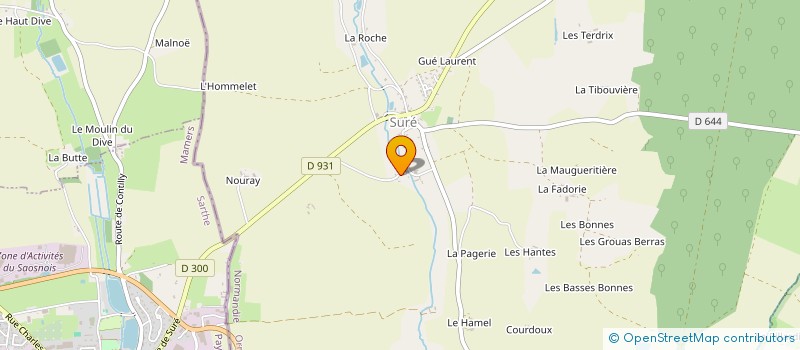localisation de l'entreprise MONSIEUR PHILIPPE DAGOREAU  BELFORET-EN-PERCHE