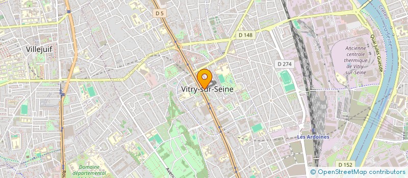 localisation de l'entreprise MONSIEUR PHILIPPE DAHAN à VITRY-SUR-SEINE
