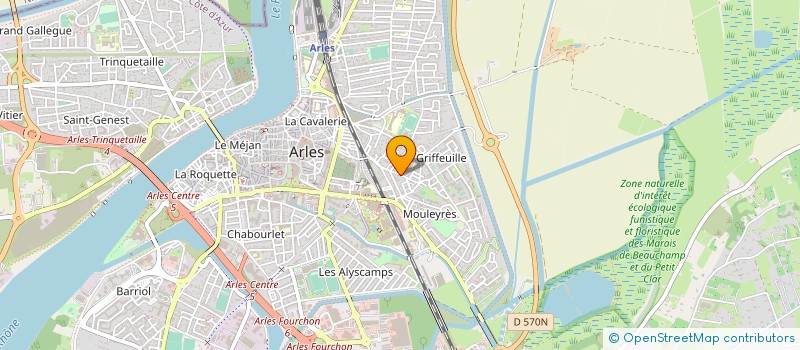 localisation de l'entreprise MONSIEUR PHILIPPE DAIGUEMORTE  ARLES