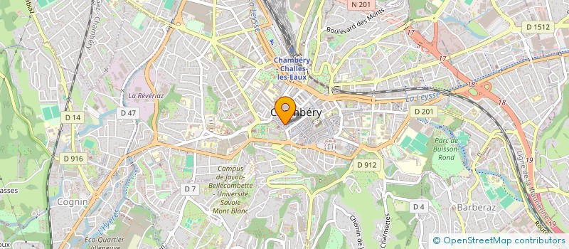 localisation de l'entreprise MONSIEUR PHILIPPE DALLONGEVILLE à CHAMBERY