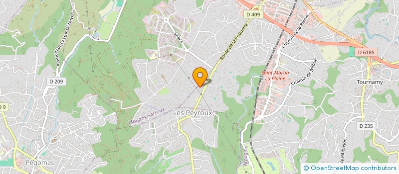localisation de l'entreprise MONSIEUR PHILIPPE DALMASSO à MOUGINS