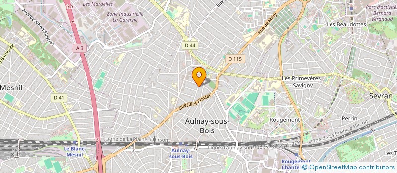 localisation de l'entreprise MONSIEUR PHILIPPE DALSTEIN à AULNAY-SOUS-BOIS