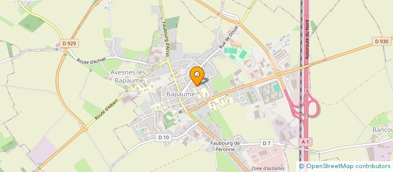 localisation de l'entreprise MONSIEUR PHILIPPE DAMIENS à BAPAUME