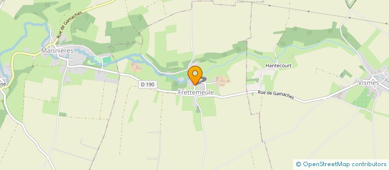 localisation de l'entreprise MONSIEUR PHILIPPE DAMIS  FRETTEMEULE