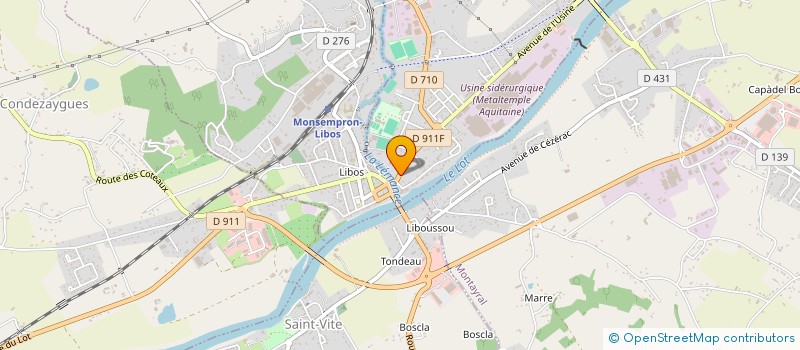 localisation de l'entreprise MONSIEUR PHILIPPE DAMMAN à FUMEL