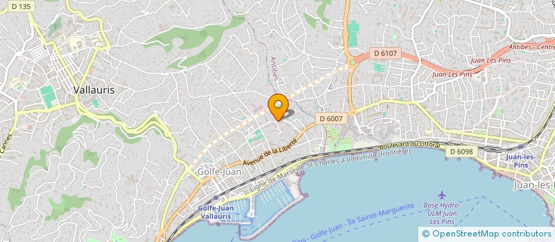 localisation de l'entreprise MONSIEUR PHILIPPE DAMOND  VALLAURIS