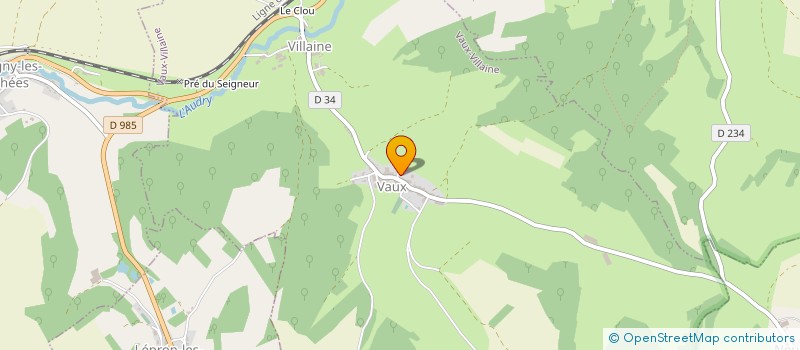 localisation de l'entreprise MONSIEUR PHILIPPE DAMPERON  HARCY