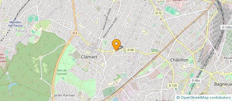 localisation de l'entreprise MONSIEUR PHILIPPE DANGAY à CLAMART