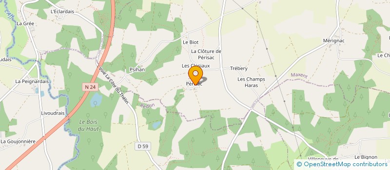 localisation de l'entreprise MONSIEUR PHILIPPE DANIEL  MAXENT