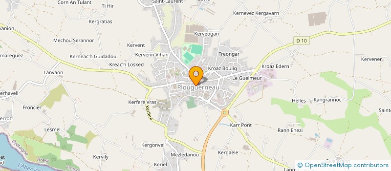 localisation de l'entreprise MONSIEUR PHILIPPE DANIGO  PLOUGUERNEAU