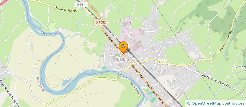 localisation de l'entreprise MONSIEUR PHILIPPE DANTHU  BALBIGNY