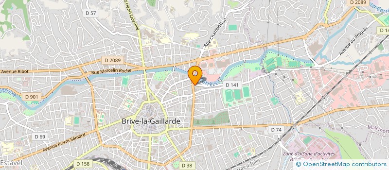 localisation de l'entreprise MONSIEUR PHILIPPE DAOUDAL  BRIVE-LA-GAILLARDE