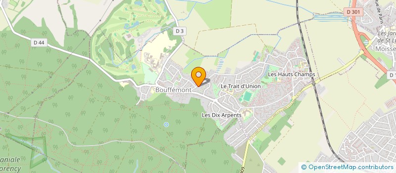 localisation de l'entreprise MONSIEUR PHILIPPE DARCET  BOUFFEMONT