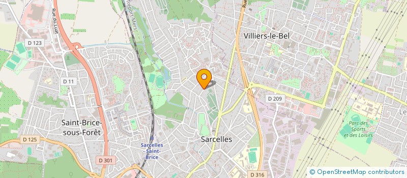 localisation de l'entreprise MONSIEUR PHILIPPE DARGHANE à SARCELLES