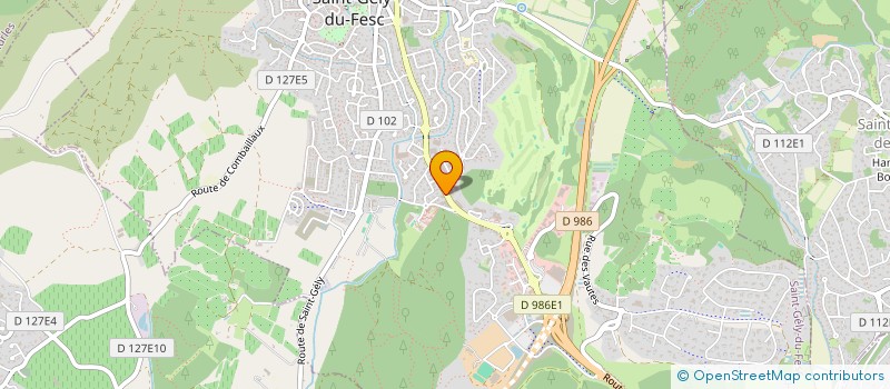 localisation de l'entreprise MONSIEUR PHILIPPE DARMAGNAC à SAINT-GELY-DU-FESC
