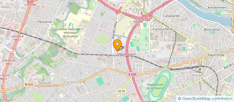 localisation de l'entreprise MONSIEUR PHILIPPE DARODES  TOULOUSE