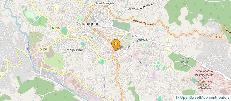 localisation de l'entreprise MONSIEUR PHILIPPE DARRIGADE  DRAGUIGNAN