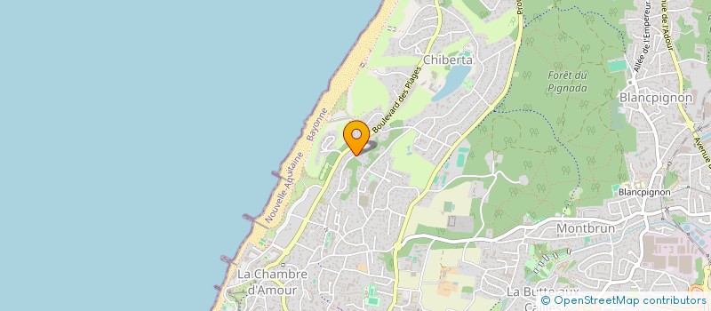 localisation de l'entreprise MONSIEUR PHILIPPE DARRIGRAND à ANGLET
