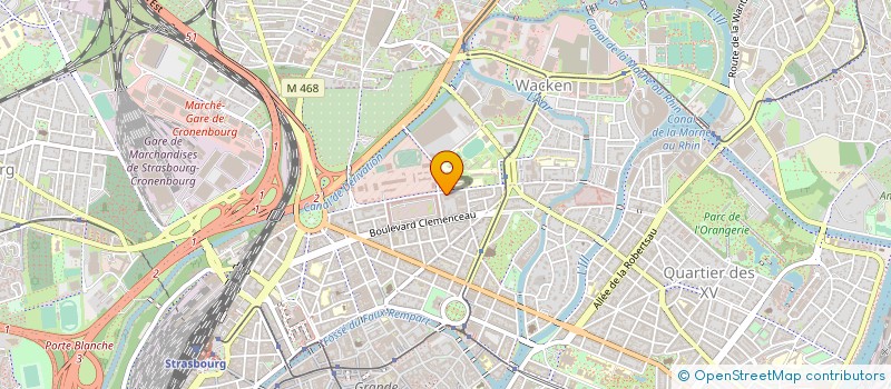 localisation de l'entreprise MONSIEUR PHILIPPE DARSTEIN à STRASBOURG