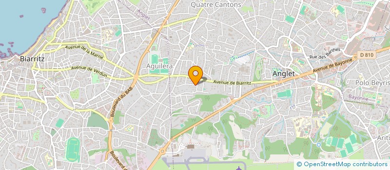 localisation de l'entreprise MONSIEUR PHILIPPE DARTHENUCQ  ANGLET