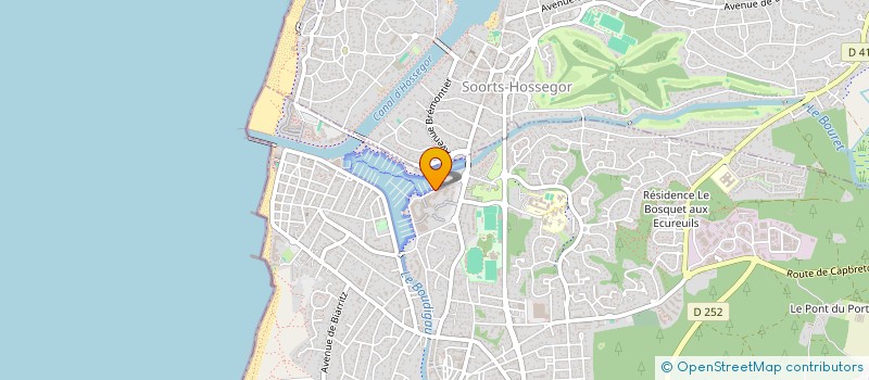 localisation de l'entreprise MONSIEUR PHILIPPE DASSE  CAPBRETON