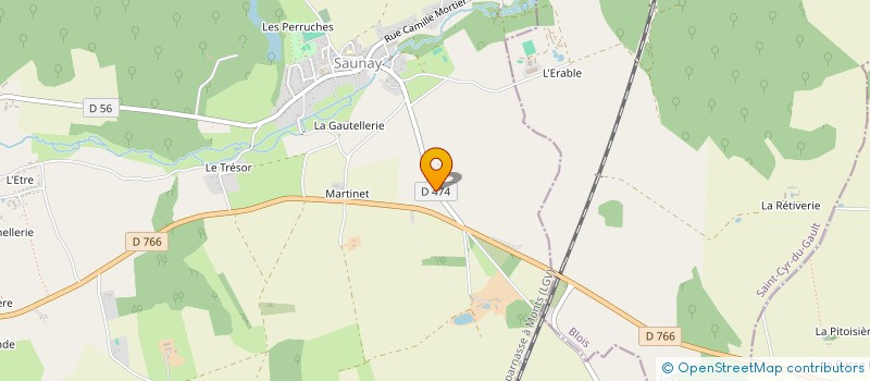 localisation de l'entreprise MONSIEUR PHILIPPE DATTEE  SAUNAY