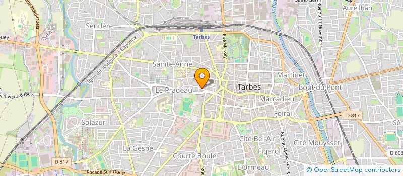 localisation de l'entreprise MONSIEUR PHILIPPE DAUBA  TARBES