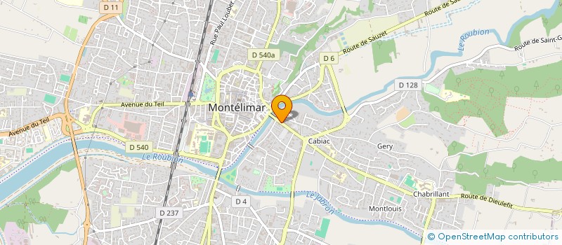 localisation de l'entreprise MONSIEUR PHILIPPE DAUBAIL  MONTELIMAR