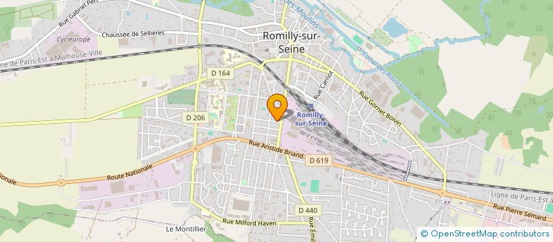 localisation de l'entreprise MONSIEUR PHILIPPE DAUBIES  ROMILLY-SUR-SEINE