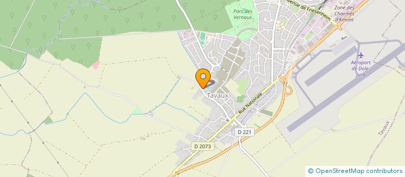 localisation de l'entreprise MONSIEUR PHILIPPE DAUBIGNEY  TAVAUX