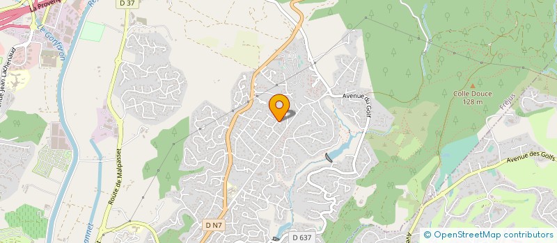 localisation de l'entreprise MONSIEUR PHILIPPE DAUDIN à FREJUS