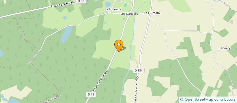 localisation de l'entreprise MONSIEUR PHILIPPE DAUMAIN  SAINT-FARGEAU