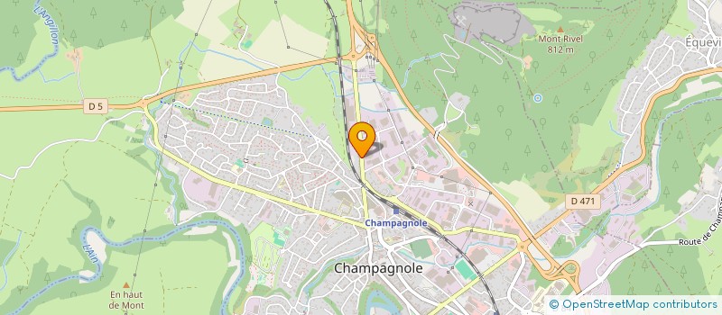 localisation de l'entreprise MONSIEUR PHILIPPE DAVID à CHAMPAGNOLE