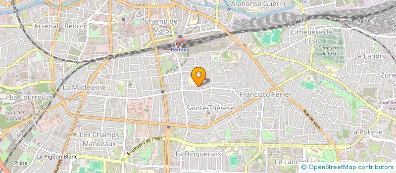 localisation de l'entreprise MONSIEUR PHILIPPE DAVY à RENNES