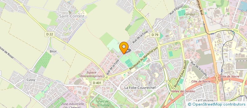 localisation de l'entreprise MONSIEUR PHILIPPE DE BODMAN à CAEN