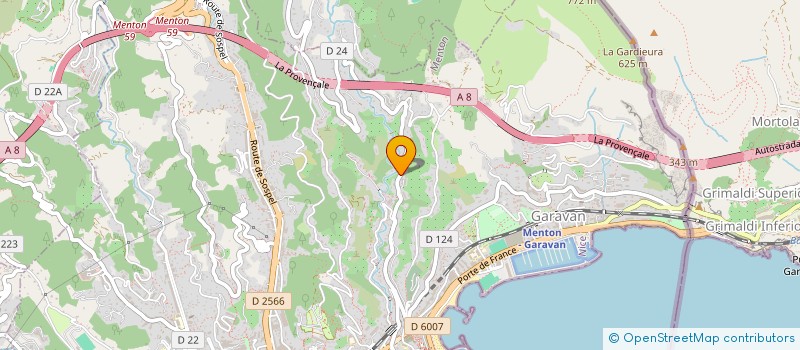 localisation de l'entreprise MONSIEUR PHILIPPE DE BOTTON  MENTON