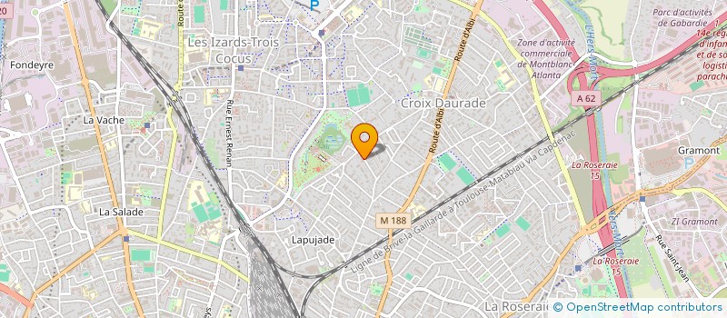 localisation de l'entreprise MONSIEUR PHILIPPE DE COCK  TOULOUSE