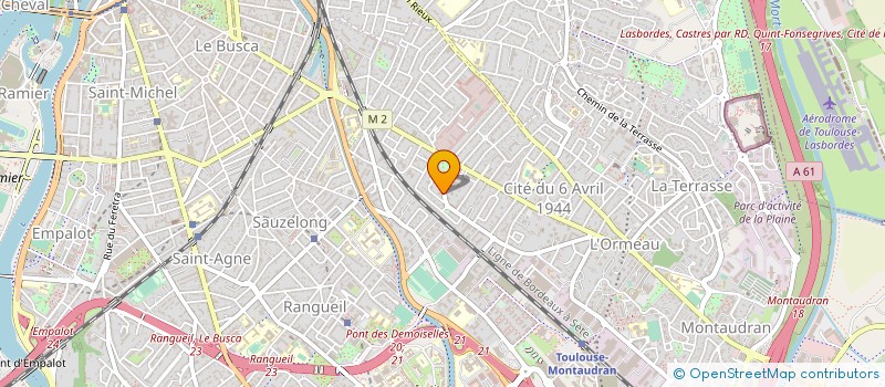 localisation de l'entreprise MONSIEUR PHILIPPE DE DARAN à TOULOUSE